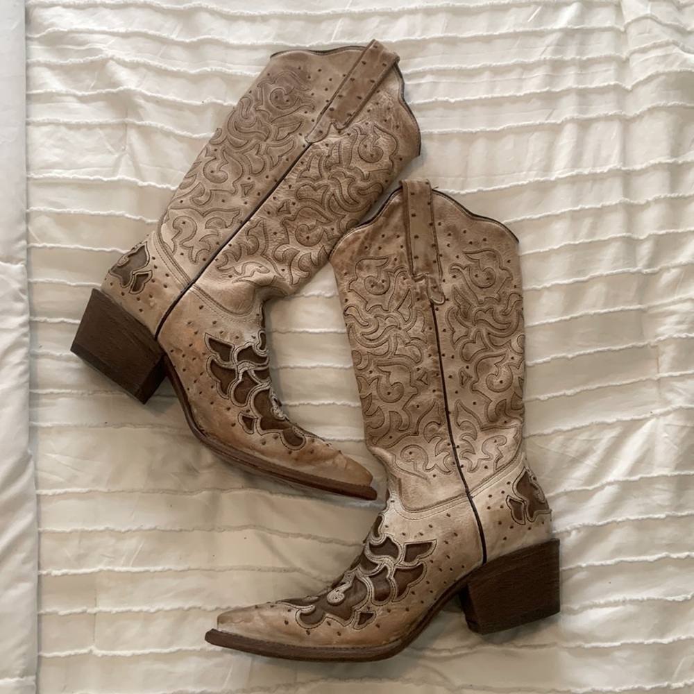J.B. Dillon authentic cowboy boots / size 6.5